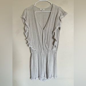 Umgee beige romper, Sz M